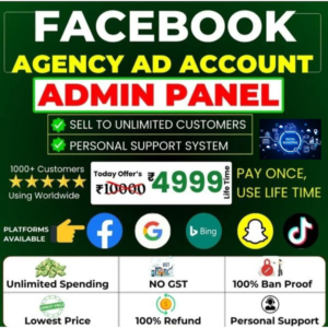 Facebook Agency AD Account Admin Panel